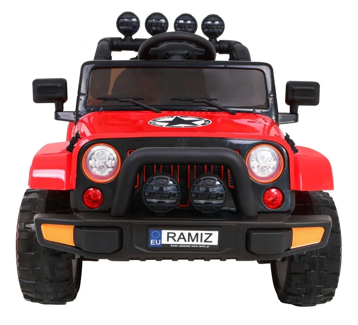 auto na akumulator full time 4wd 4x4 - crveni - slika 3