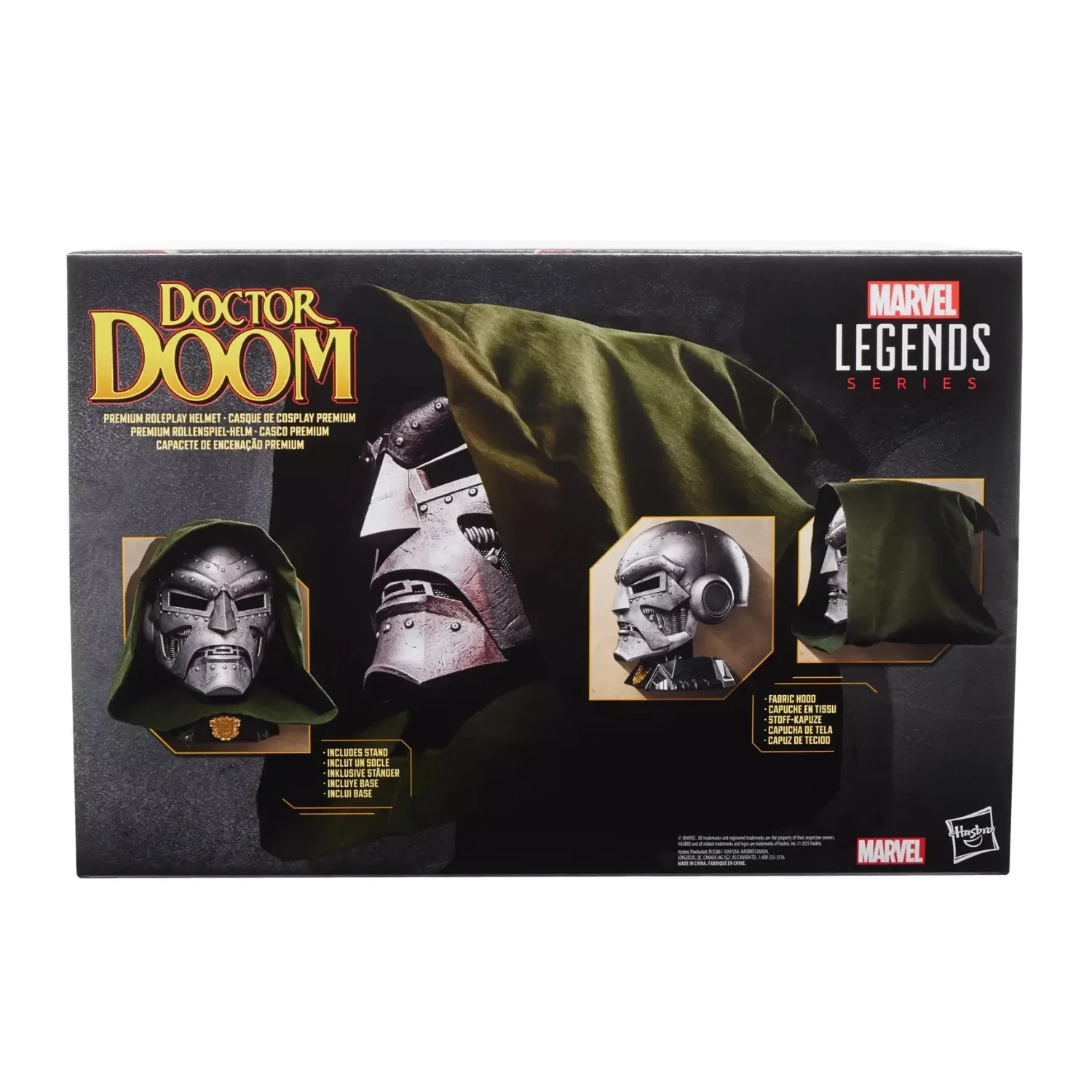marvel legends series – doctor doom premium roleplay helmet - slika 17