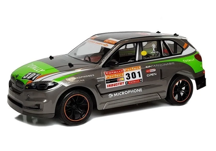 auto na daljinsko upravljanje sports car r/c 1:10 2.4g - sivi - slika 2