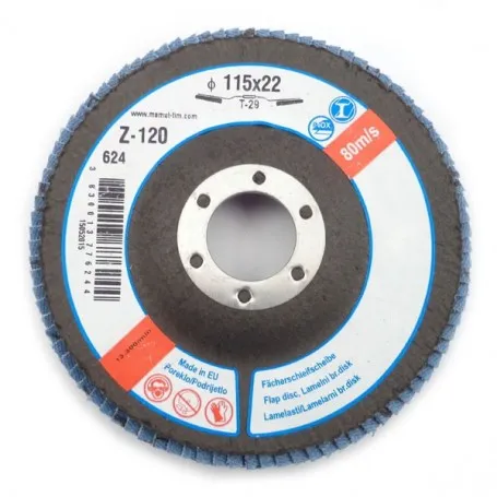 Lamelni brusni disk LBD 115X22 Z120 T29 - Čakovec
