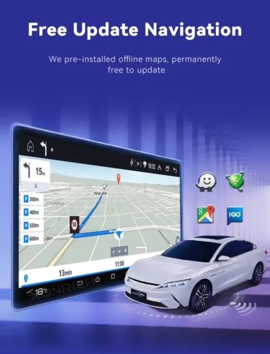bmw x5 e70 x6 e71 original android 10.0 navigacija + parking kamera - slika 10