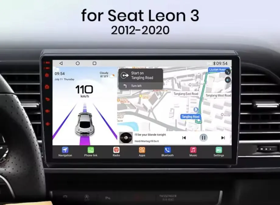 seat leon mk3 2012-2020 original multimedija android navigacija kamera - slika 2