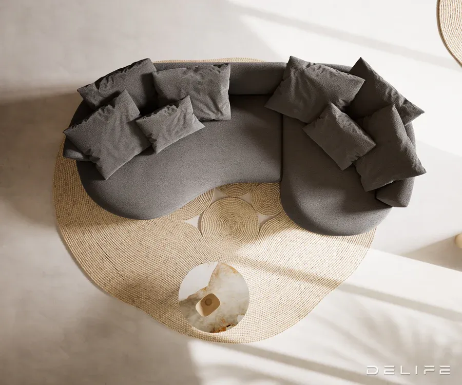 sofa edina 328x166cm, materijal: boucle - slika 8