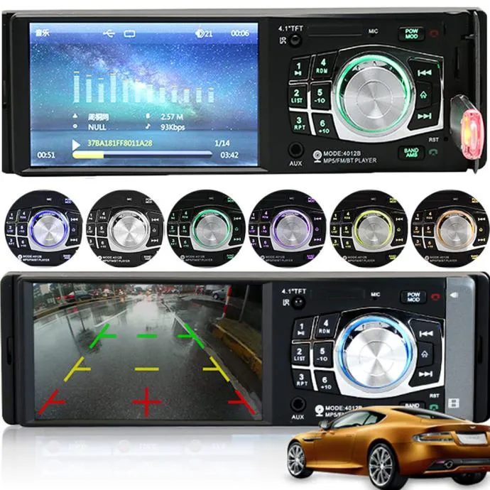 1din autoradio 4,1" usb mp3 aux sd - slika 4