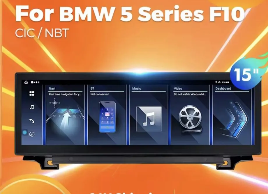 bmw f10 15" zaslon android multimedija original android kamera - slika 11