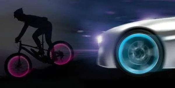 (1 par) cool led kapice za vaš bicikli, motor ili čak automobil - slika 2