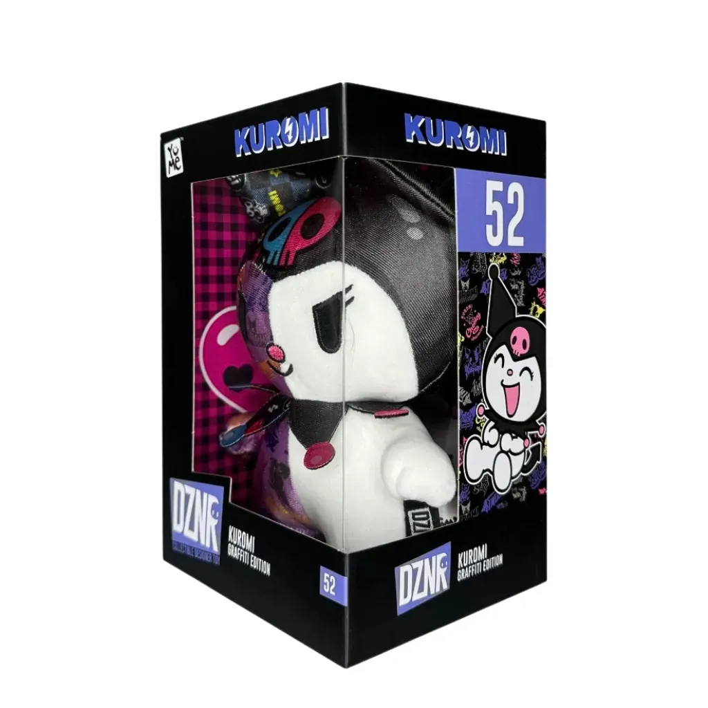yume dznr plišana igračka – kuromi (graffiti edition), 18cm - slika 4
