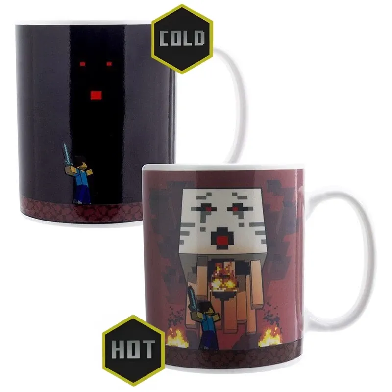 paladone minecraft ‘nether’ šalica koja mijenja boju, 300 ml - slika 2