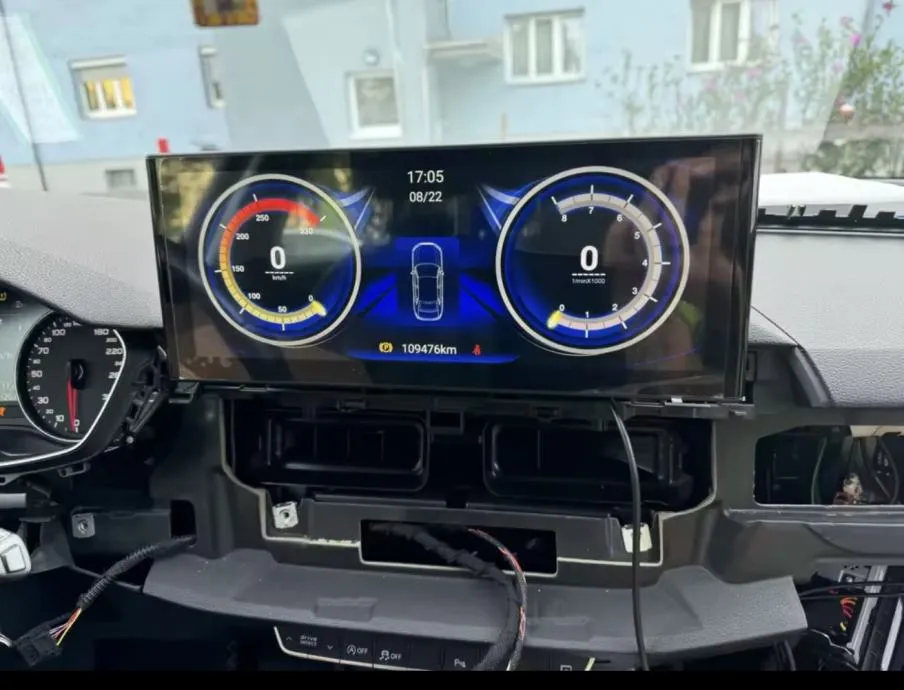 audi a4 a5 original android 12,3" multimedija carplay navigacija kamer - slika 17