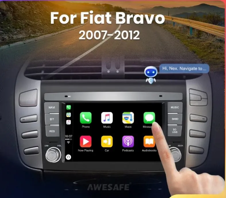FIAT BRAVO original ANDROID RADIO multimedija WIFI PARKING KAMERA - Čakovec