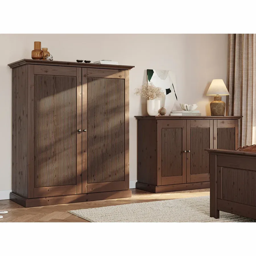 komoda rosella 129x54 cm, materijal: masivna borovina - slika 7