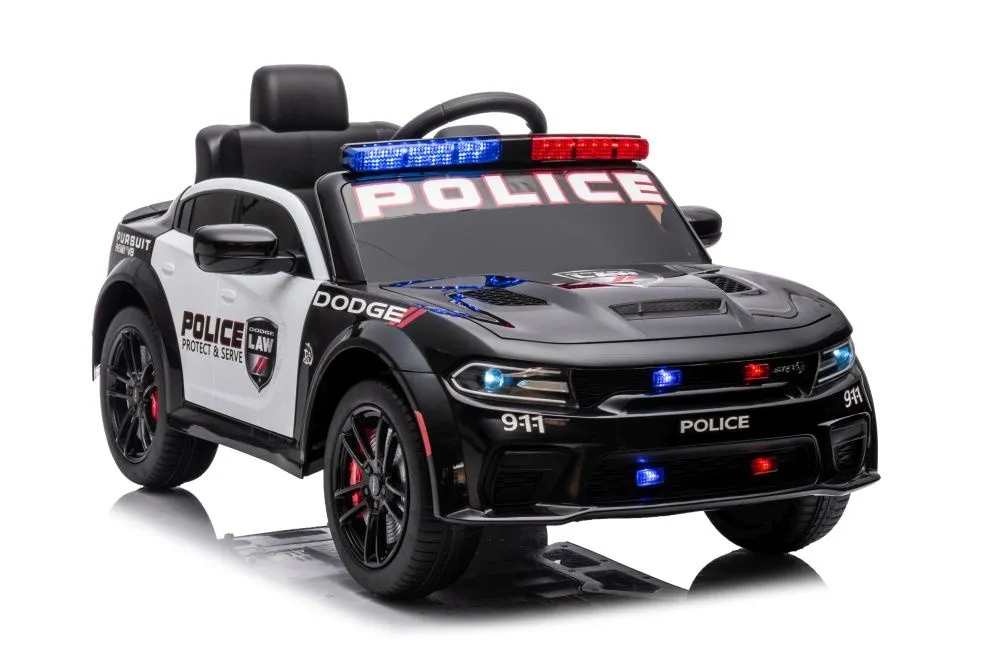 Licencirani policijski auto na akumulator Dodge Charger - crni - Mursko Središće