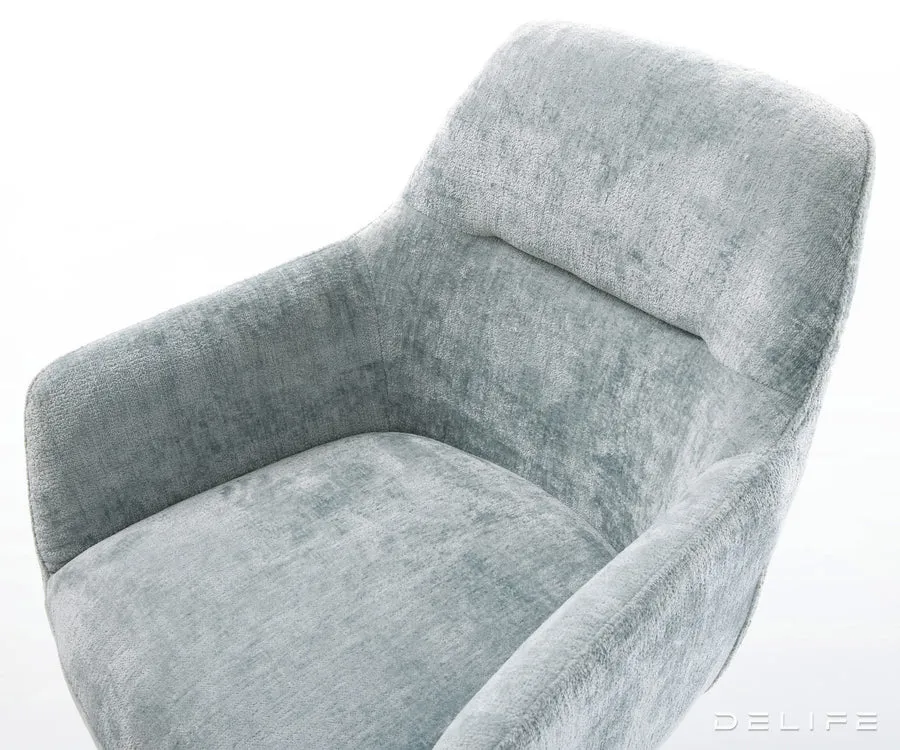 blagovaonska stolica pejo, materijal: chenille - slika 3