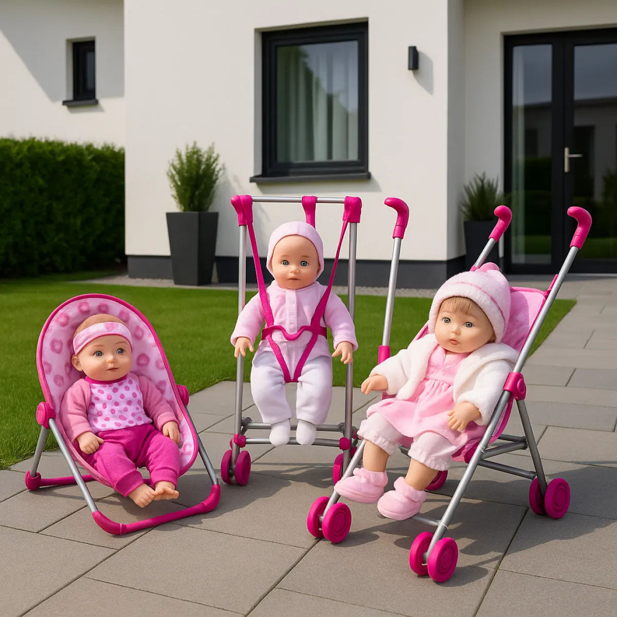 Baby play house- 3 u 1 set za igranje za djevojčice - Zagreb