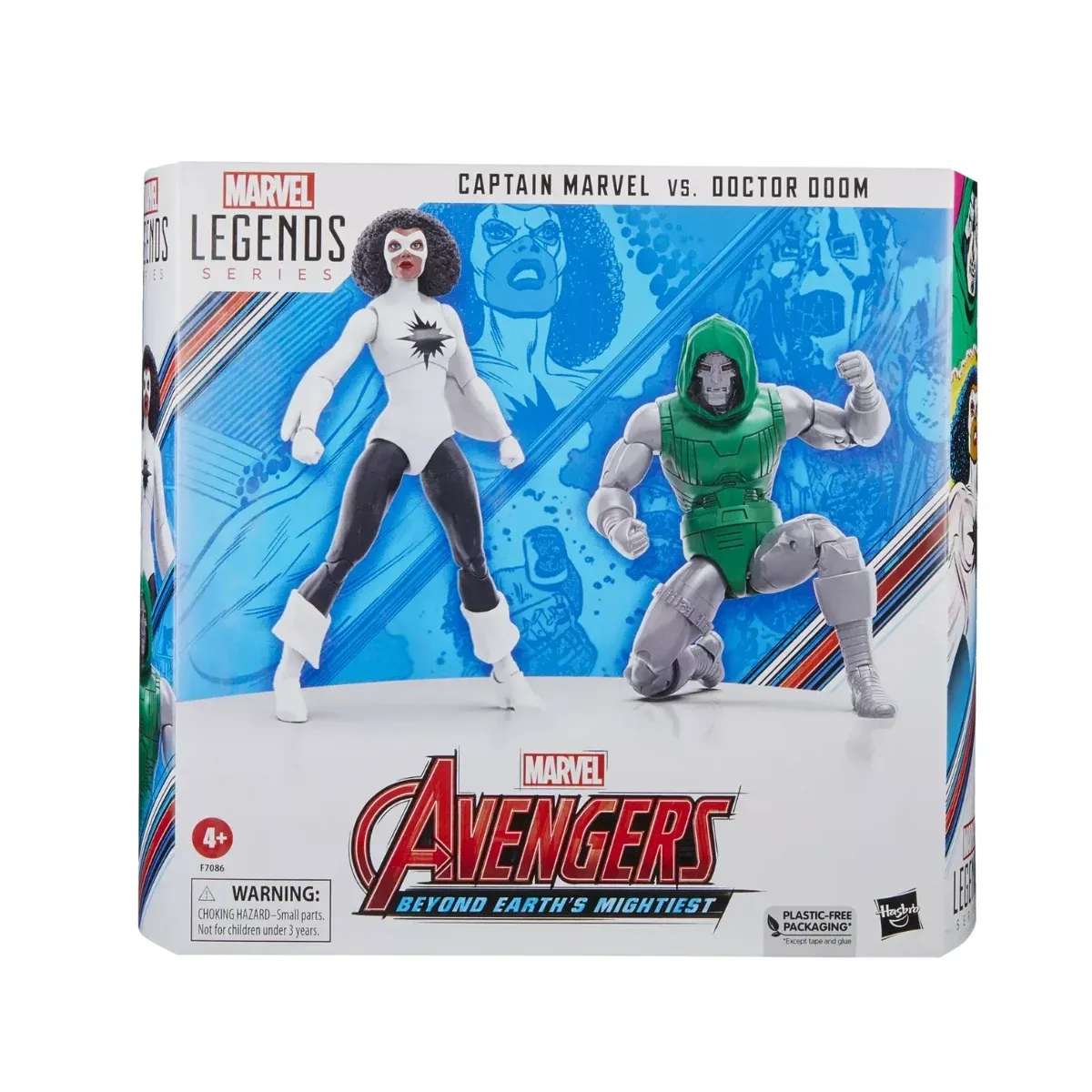 marvel legends series: captain marvel vs. doctor doom figure, 15cm - slika 13