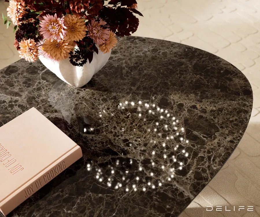 klub stolić edge 140x75cm, materijal: keramika laminam emperador - slika 7