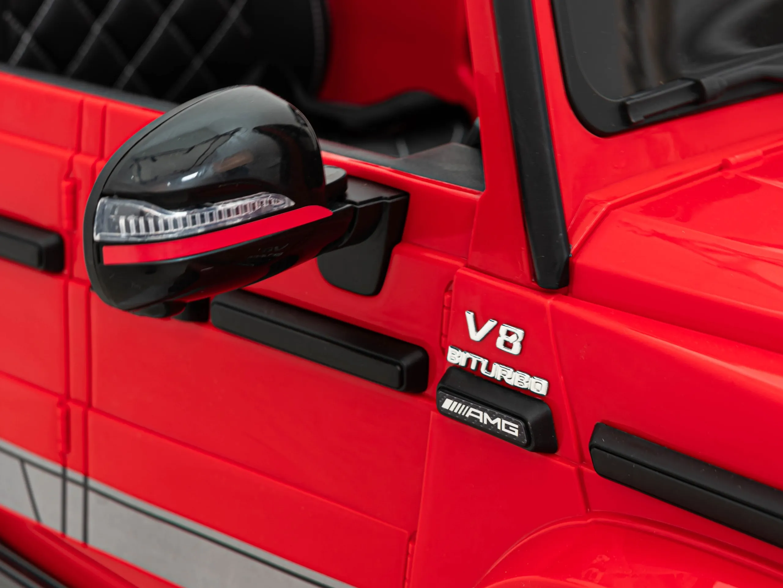 licencirani auto na akumultor mercedes g63 - crveni - slika 3