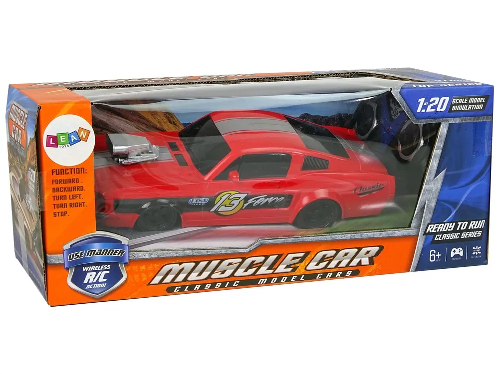 auto na daljinsko upravljanje 1:20 red pilot - crveni - slika 5