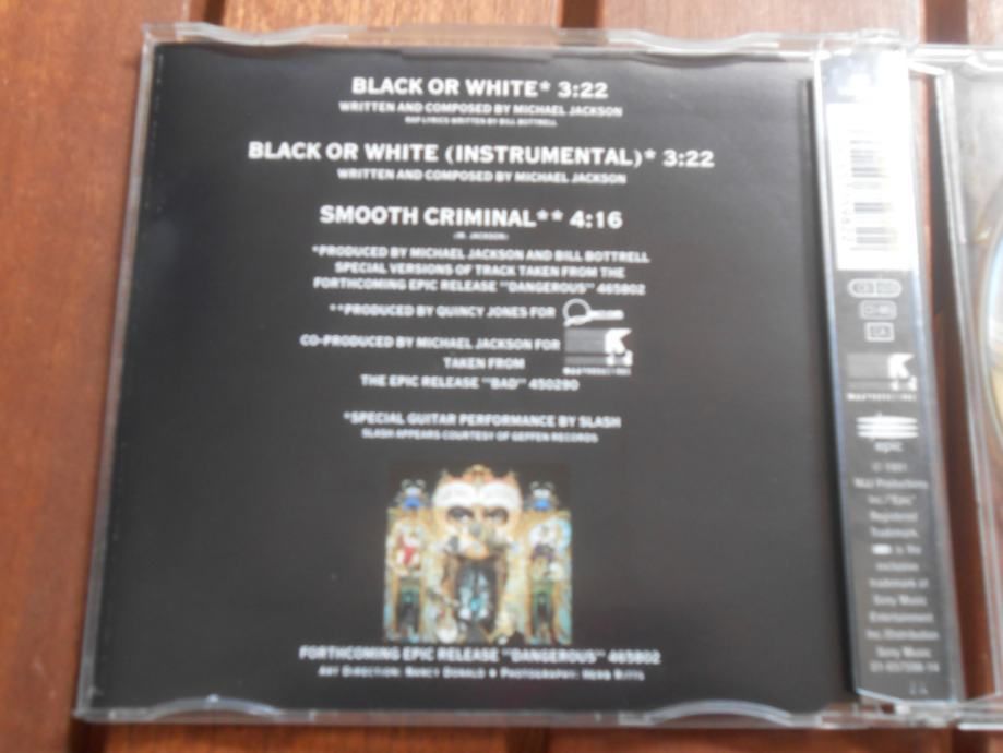 michael jackson ‎– black or white maxi-single - slika 2
