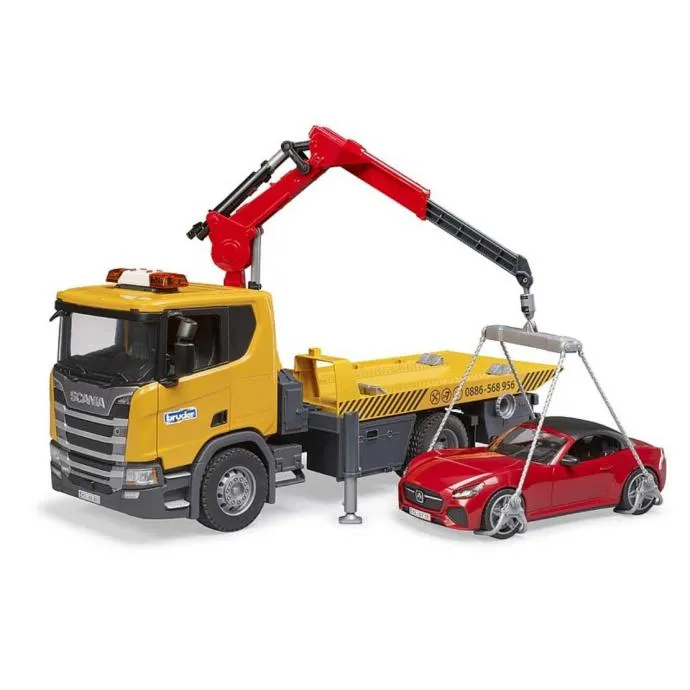 bruder kamion tegljač scania super 560r s autom roadster - slika 4
