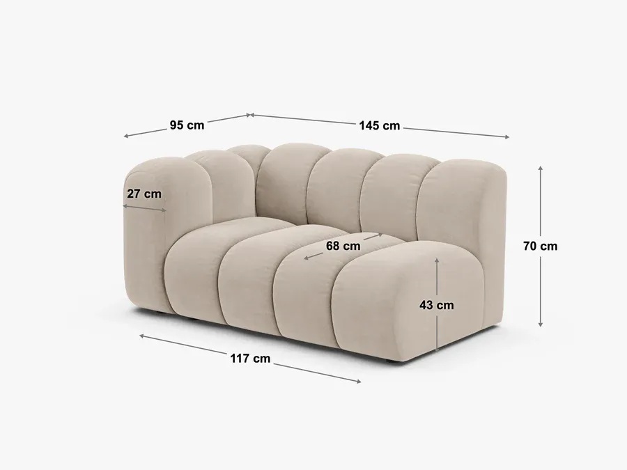 modul lupine 145x95cm, materijal: chenille eden - slika 5