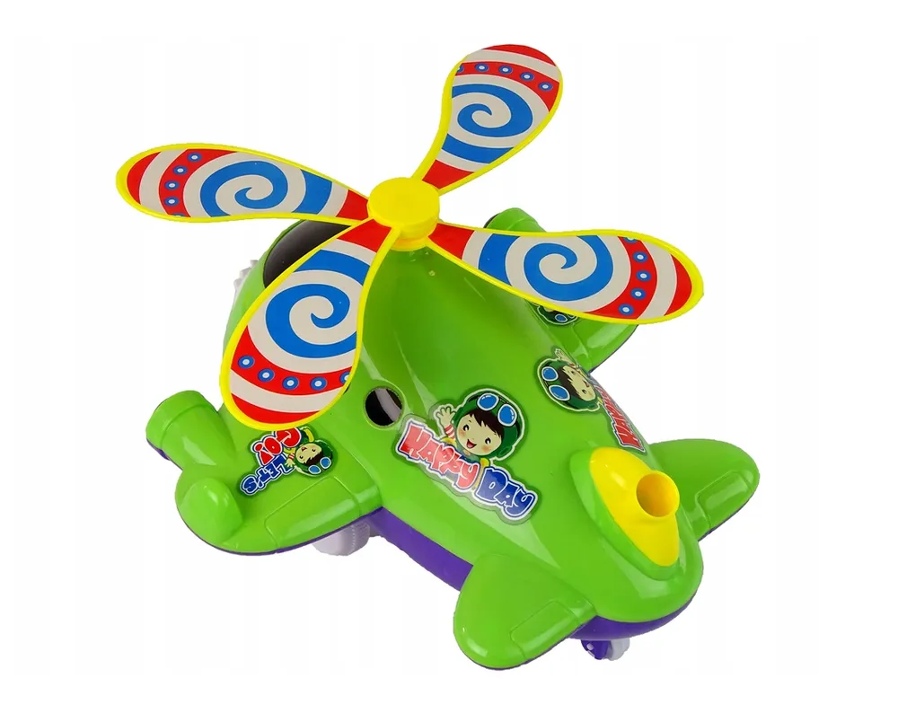 guralica avion long bell - zeleni - slika 2