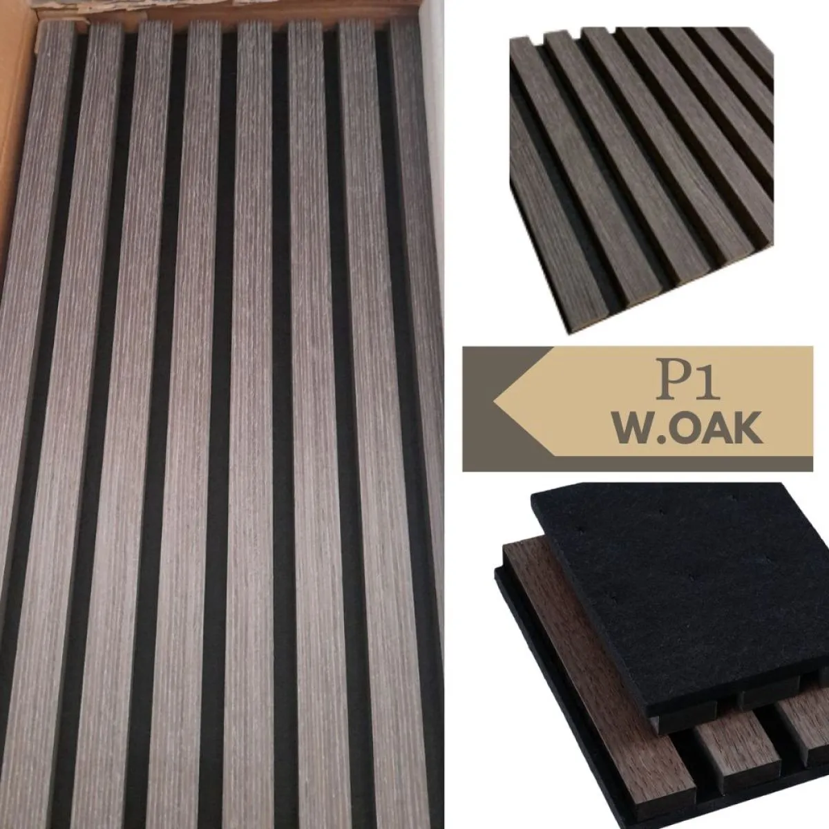 (4 kom) 3d drveni panel za zid - acoustic - slika 13