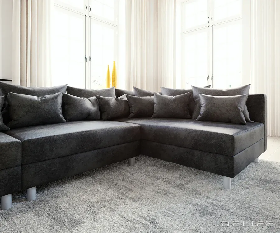 kutna garnitura clovis xl 400x185cm, materijal: mikrovelur - slika 5