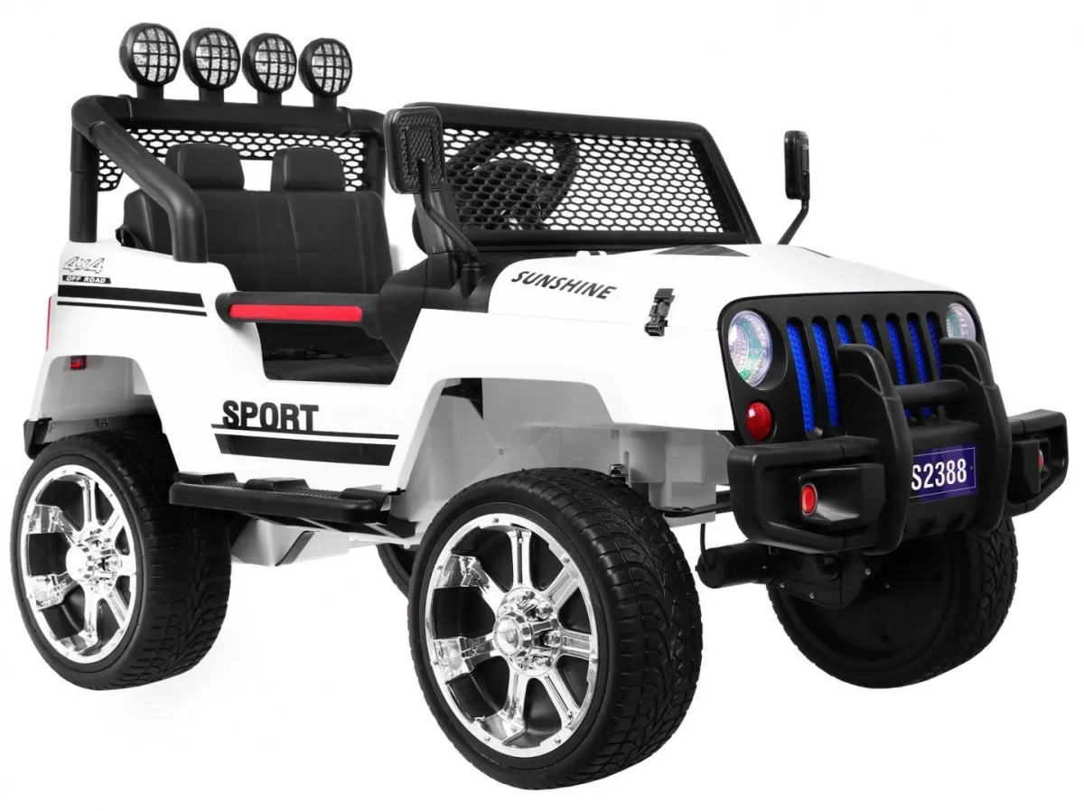 auto na akumulator new raptor drifter 4 x 4 - bijeli - slika 4