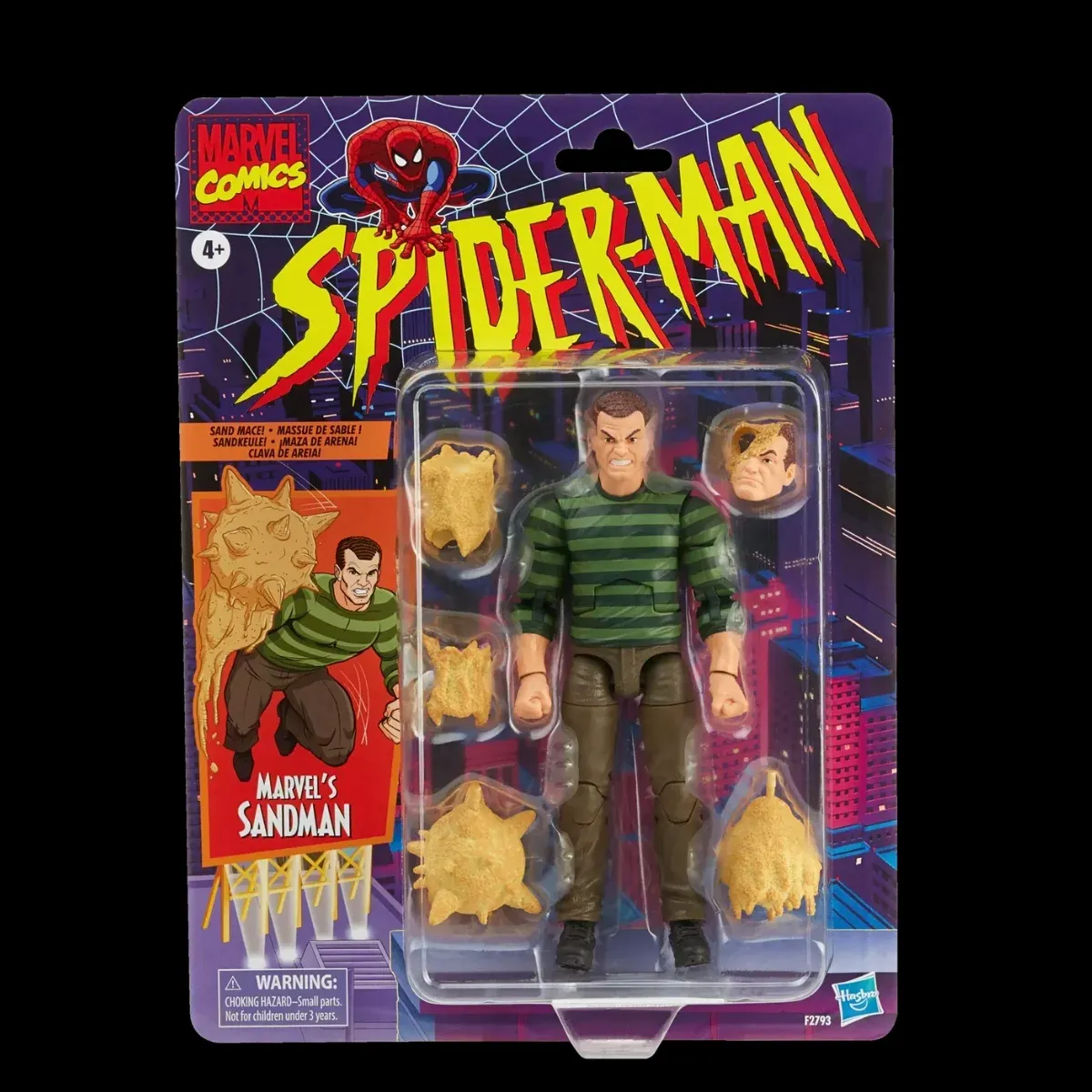 marvel legends series: spider-man – sandman figura, 15cm - slika 7