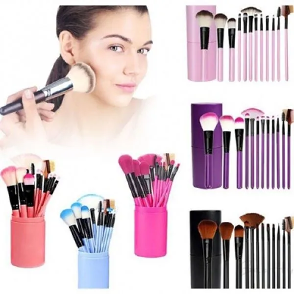 pretty girl - set od 12 četkica za šminkanje - slika 5