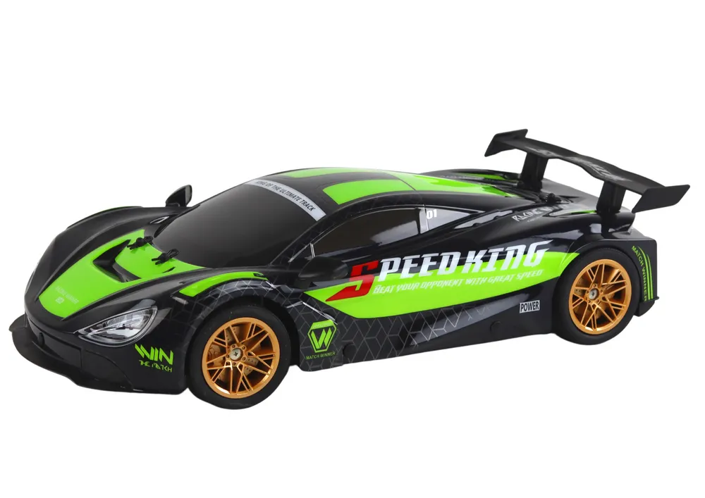 auto na daljinsko upravljanje sports car 1:10 - zeleni - slika 5