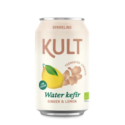 Kult Ginger & Lemon – vodeni kefir 330 ml - Zagreb
