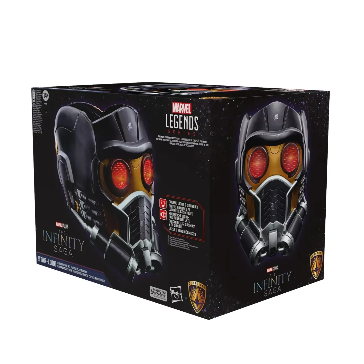marvel legends series – star-lord electronic roleplay helmet - slika 13
