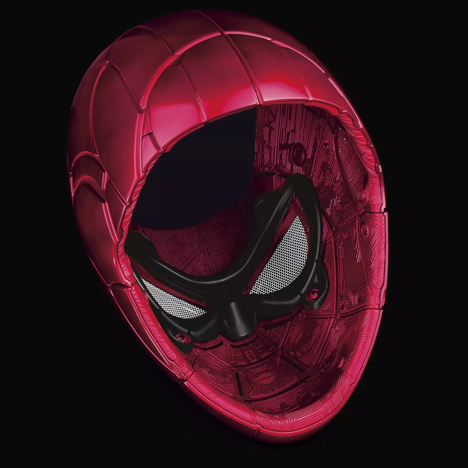 marvel legends series – iron spider electronic helmet - slika 8