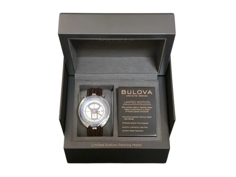 bulova parking meter 98b390 limited edition - novo / r1, rate! - slika 3