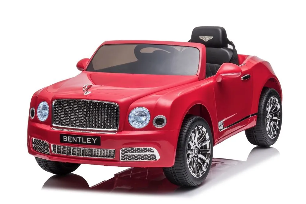 licencirani auto na akumulator bentley mulsanne - crveni/lakirani - slika 4