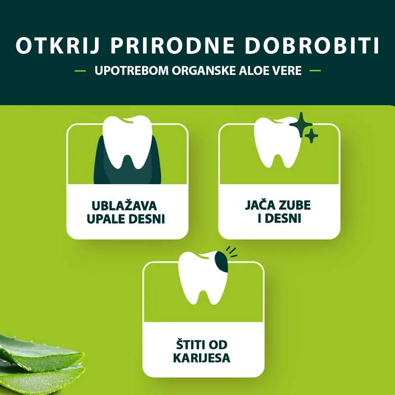 pasta za zube aloe vera dabur (bez fluora) 100ml - slika 5
