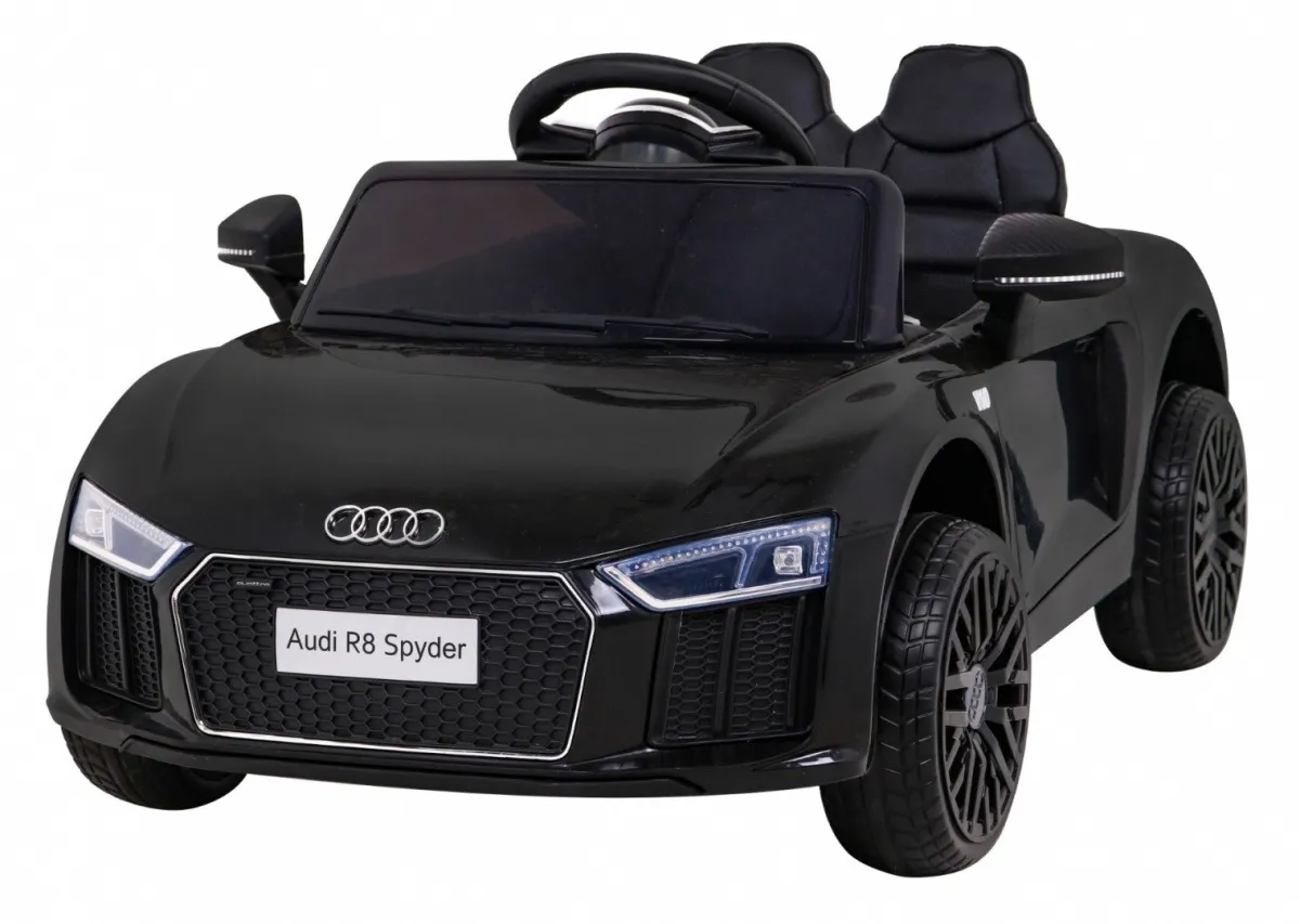 Licencirani auto na akumulator Audi R8 - crni - Mursko Središće