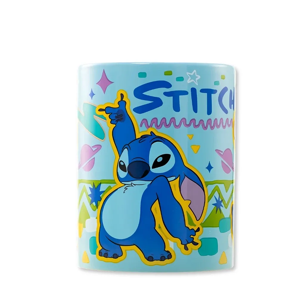 lilo & stitch (stitch face) fuzzy mug, 440 ml - slika 3