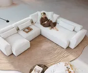 modularna garnitura freestyle 360x290cm, materijal: boucle - slika 6