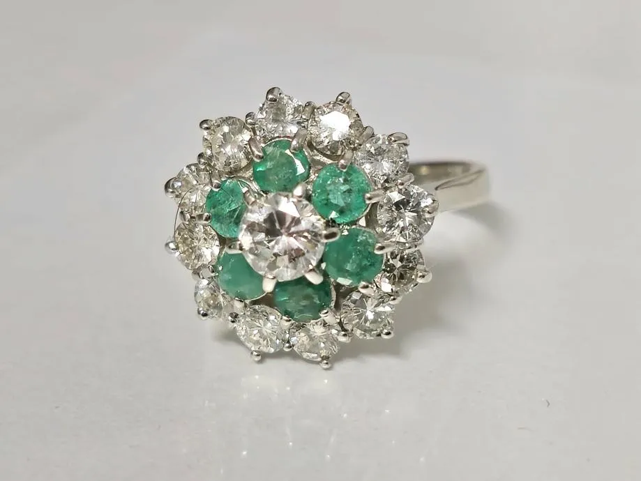 zlatni prsten s dijamantima cca 1,7ct / r1, rate ! - slika 4