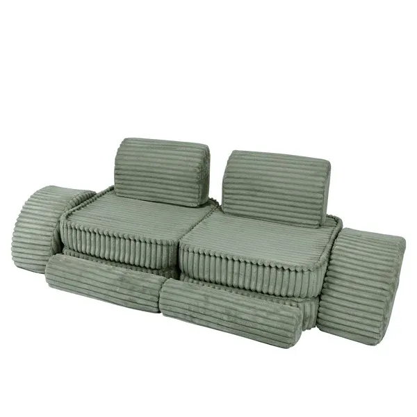 modularna sofa - maslinasto zelena - slika 8