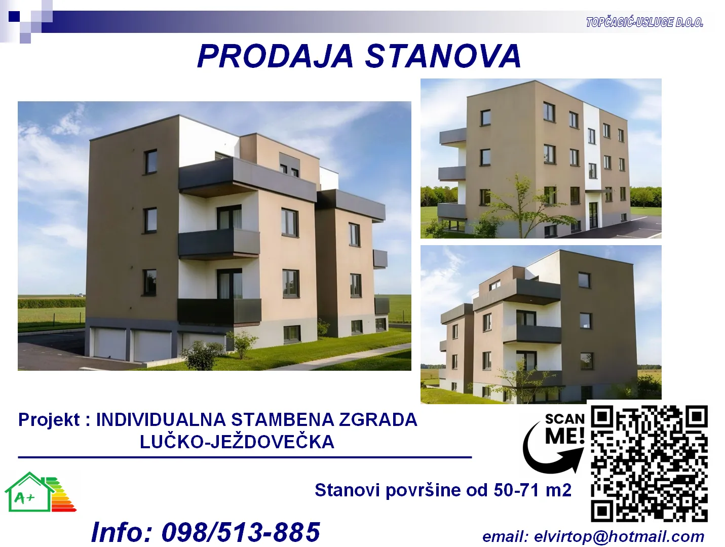 stan lučko, s6 – novogradnja 52,97 m² (a+) – direktno od investitora - slika 3