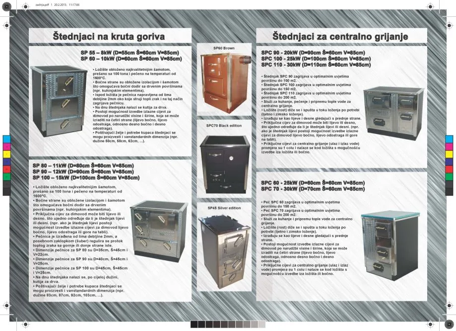 štednjak na kruta goriva - klasični i za centralno grijanje - slika 3