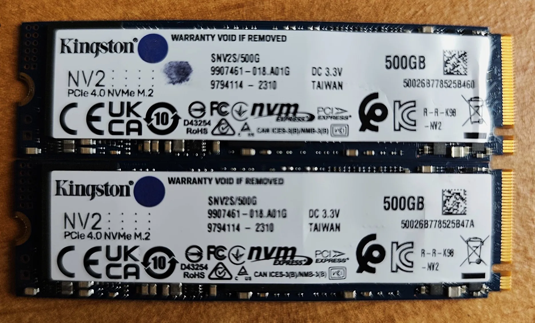 2 x 500gb SSD2 PCIe Gen.4 NVMe M.2 Kingston - Rovišće