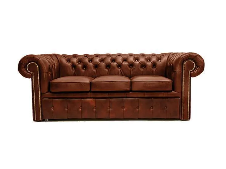 chesterfield trosjed ležaj class leather | 3-sjedišta - slika 3