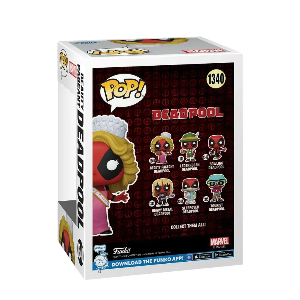 funko pop! marvel: deadpool – beauty pageant deadpool #1340 - slika 2