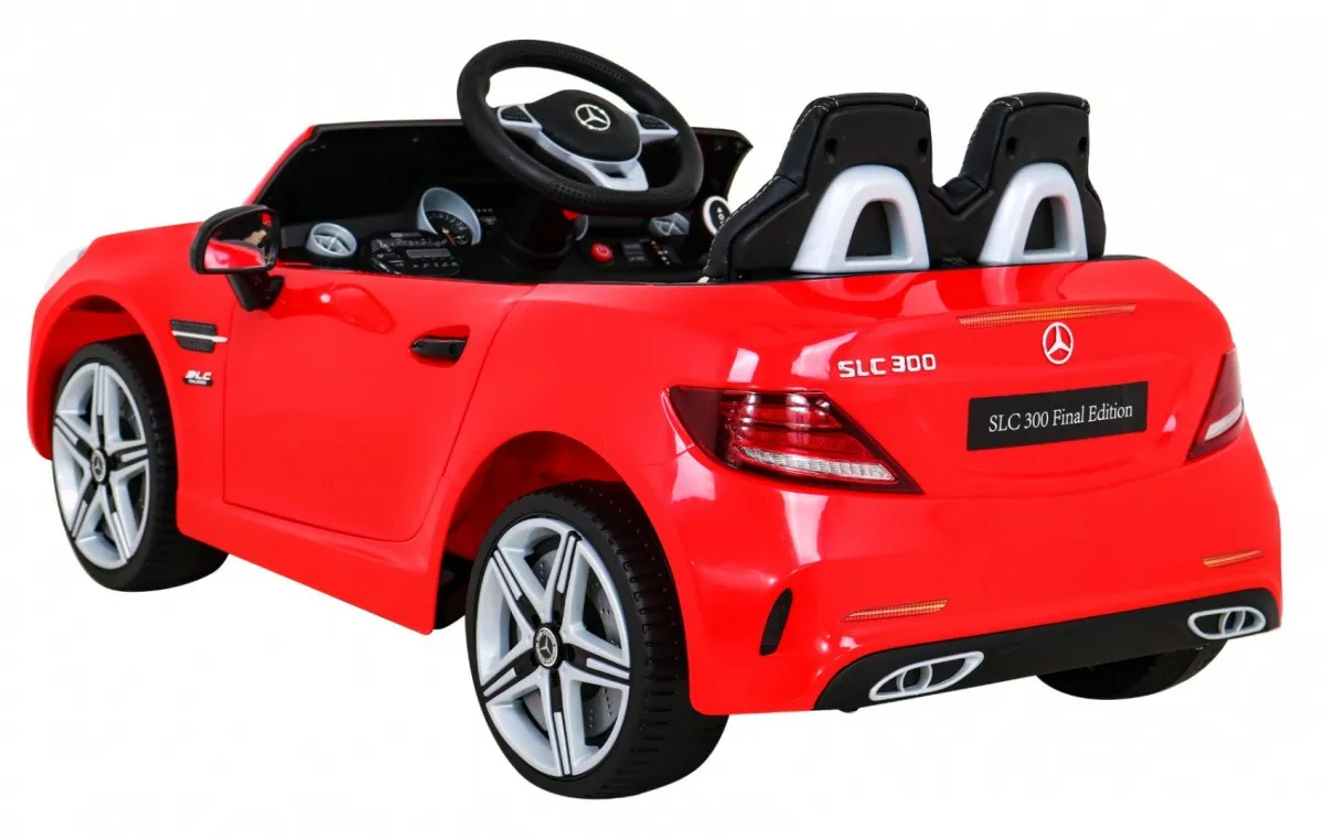 licencirani auto na akumultor mercedes slc300 - crveni - slika 4