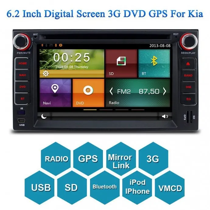 original radio gps kia ceed 2006 2007 2008 2009 - slika 7